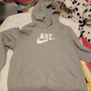 Nike hoodie gray
